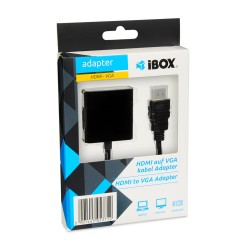 I-BOX ADAPTER HDMI (M) TO VGA (F)