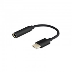 SAVIO AUDIO ADAPTER USB TYPE C 3.1 (M) TO JACK 3.5MM (F) BLACK
