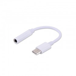 SAVIO AUDIO ADAPTER USB TYPE C 3.1 (M) TO JACK 3.5MM (F) WHITE