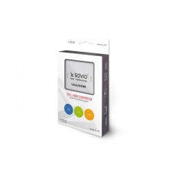 SAVIO VGA – HDMI FULL HD / 1080P 60HZ CONVERTER / ADAPTER